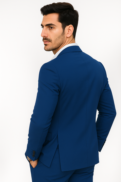 Mens Cotton Suit - Royal Summer Suit