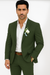 Mens Cotton Suit - Olive Summer Suit