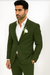 Mens Cotton Suit - Olive Summer Suit