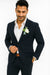Mens Cotton Suit - Navy Summer Suit
