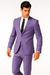 Mens Cotton Fabric Suit - Lavender Suit For Summer
