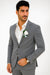 Mens Cotton Suit - Charcoal Summer Suit