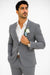 Mens Cotton Suit - Charcoal Summer Suit