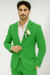Mens Cotton Suit - Lime Summer Suit