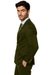 Mens Cotton Fabric Suit - Olive Suit For Summer