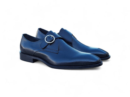 Carrucci Single Monk Strap Plain Toe Shoes