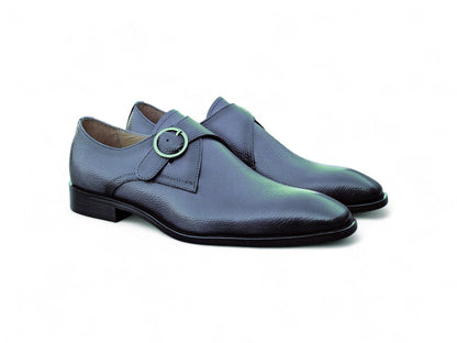 Carrucci Single Monk Strap Plain Toe Shoes
