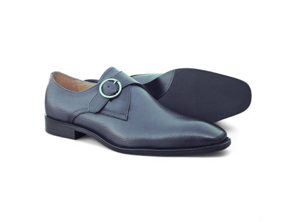 Carrucci Single Monk Strap Plain Toe Shoes