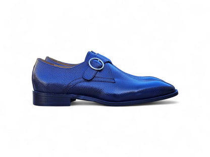 Carrucci Single Monk Strap Plain Toe Shoes