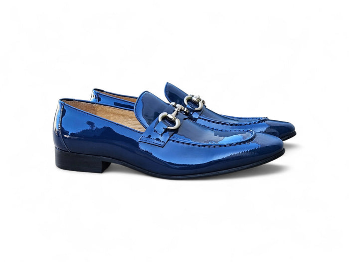 Carrucci Patent Leather Horse Bit Loafer