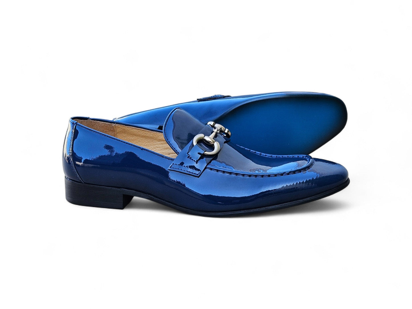 Carrucci Patent Leather Horse Bit Loafer