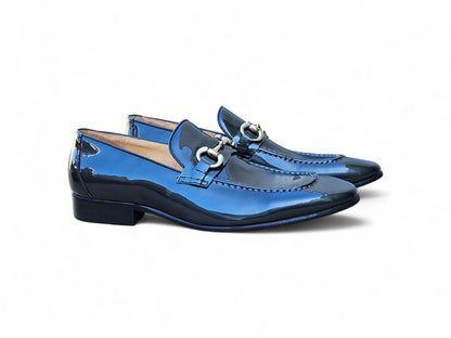 Carrucci Patent Leather Horse Bit Loafer
