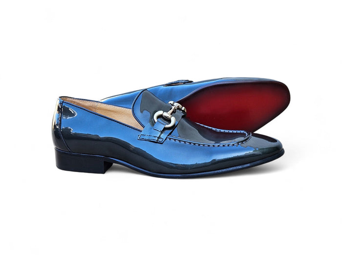 Carrucci Patent Leather Horse Bit Loafer