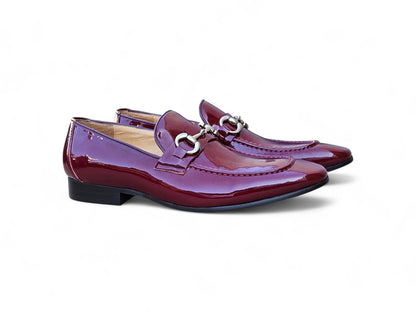 Carrucci Patent Leather Horse Bit Loafer