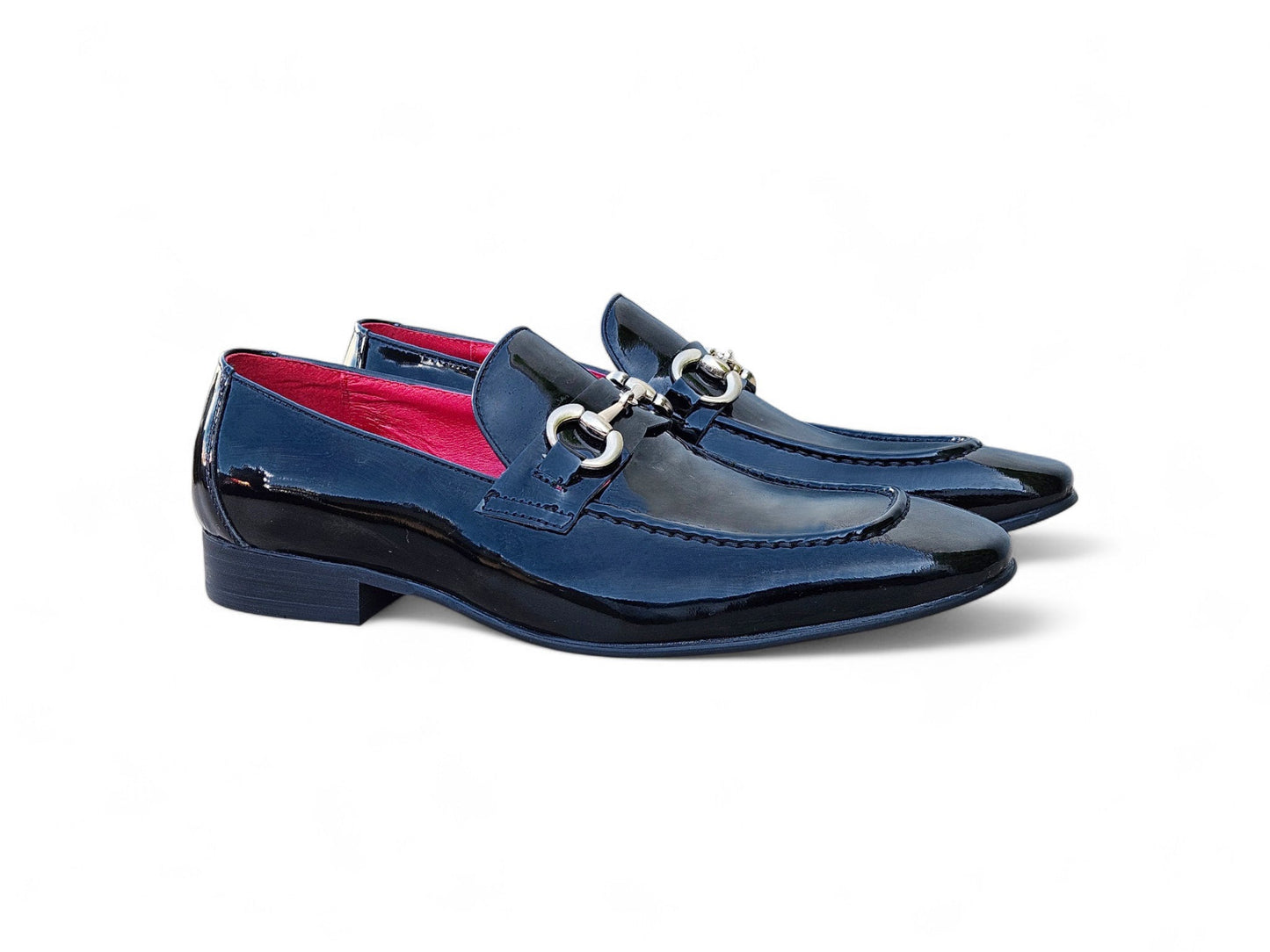 Carrucci Patent Leather Horse Bit Loafer
