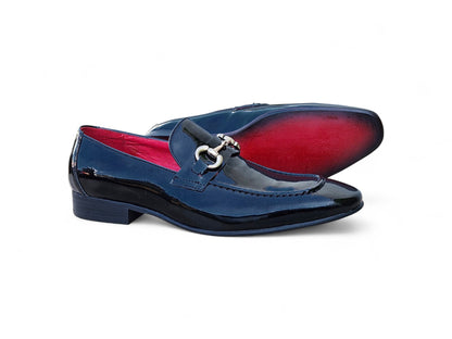 Carrucci Patent Leather Horse Bit Loafer