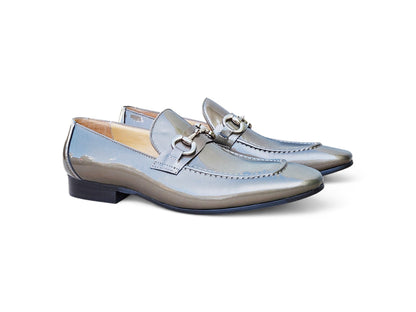 Carrucci Patent Leather Horse Bit Loafer