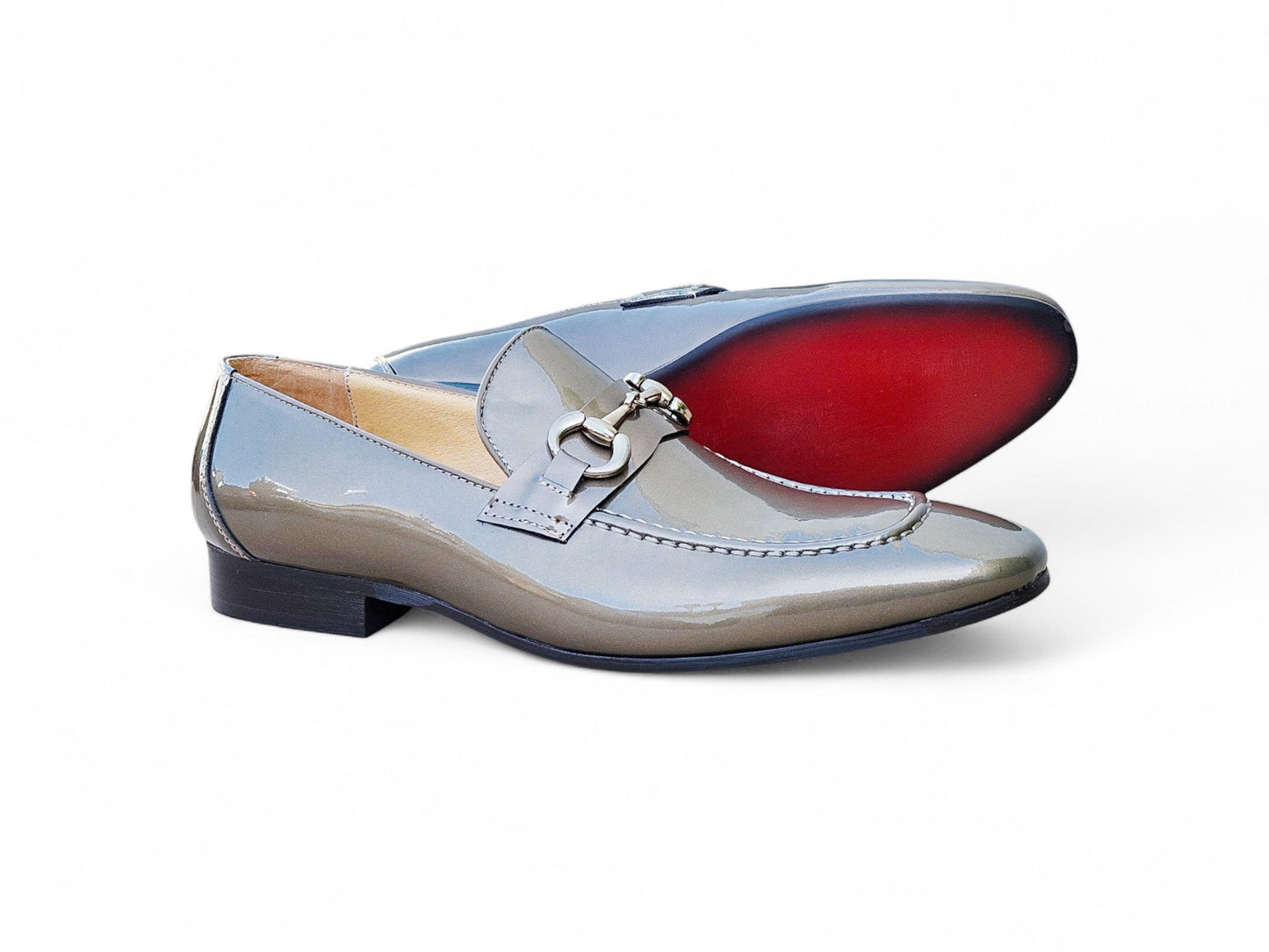 Carrucci Patent Leather Horse Bit Loafer