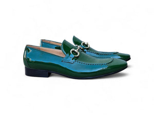 Carrucci Patent Leather Horse Bit Loafer