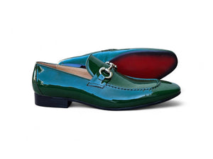 Carrucci Patent Leather Horse Bit Loafer