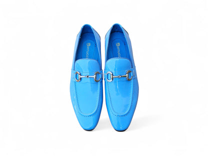 Carrucci Patent Leather Horse Bit Loafer