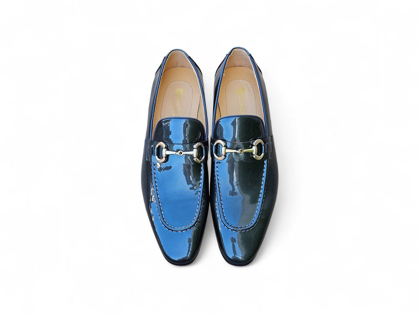 Carrucci Patent Leather Horse Bit Loafer
