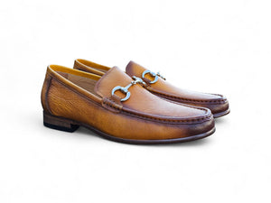 Carrucci Victor Horsebit Loafer Leather Sole