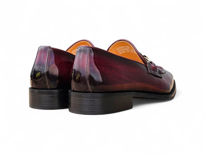Amber Patent Leather Chain Loafer - Image 4