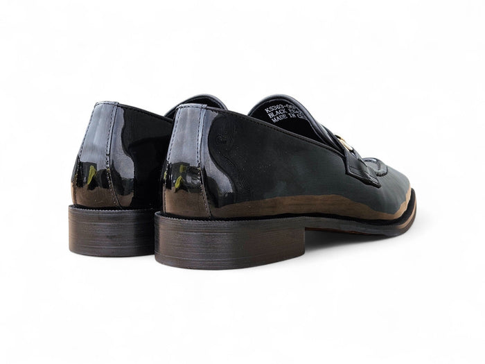 Amber Patent Leather Chain Loafer - Image 14