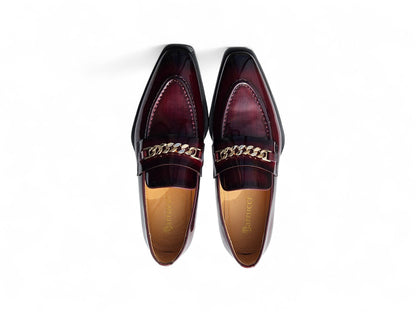 Amber Patent Leather Chain Loafer - Image 5