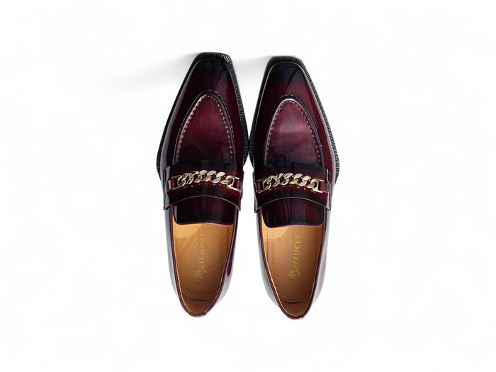 Amber Patent Leather Chain Loafer - Image 5