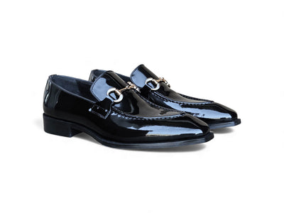 Patent Leather Buckle Loafer