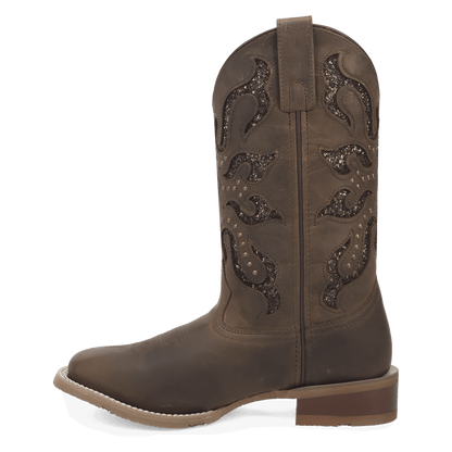 Laredo Lonestar Lace Leather Boot - Classic Western Style