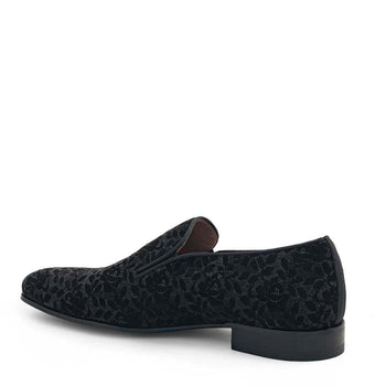 Mezlan Velvet Formal Loafer Black (21084)