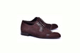 C0014032-2432 Cap toe Suede and lizard- Brown