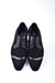 C001403-2432 Cap toe Suede and lizard- Black