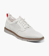SYNCHRO Plain Toe Elastic Lace Up