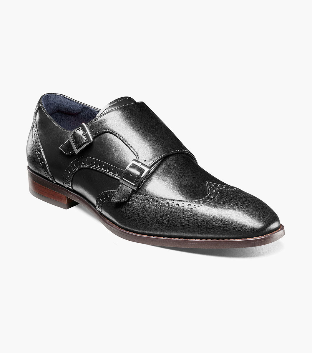 Stacy Adams Karson Wingtip Double Monk Strap by Stacy Adams Shoes