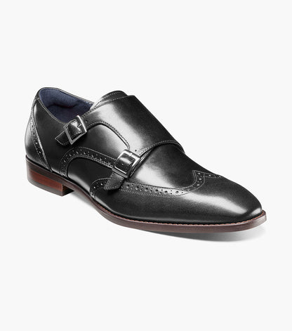 Stacy Adams Karson Wingtip Double Monk Strap by Stacy Adams Shoes