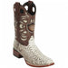 Square Toe Snakeskin Boots