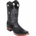 Smooth Ostrich Rodeo Toe Western Boots