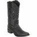 Black Snip Toe Cowboy Boots