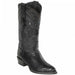 Black Python Cowboy Boots J-Toe