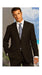 2 BUTTON COLOR BROWN WITH PINSTRIPE Men's SUIT Side VENT BACK JACKET STYLE WITH 1 PLEATED PANTS
