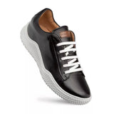 Mens Exotic Sneakers - Alligator Sneakers By Brand in Color Black/White