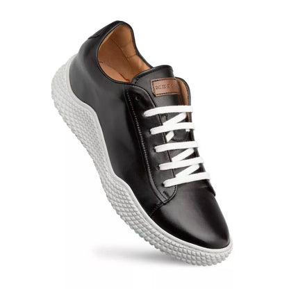 Mens Exotic Sneakers - Alligator Sneakers By Brand in Color Black/White