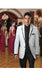 2 Button White Suit Or Fashion Tuxedo For Men & Blazer With Black Edge Trim