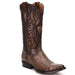 Cuadra Caiman Belly Boots in Paris Brown R-Toe