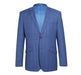 293-10 Men's 2-Piece Slim Fit Windowpane Check Dress Stretch Suit