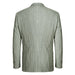 611-1 Men's Slim Fit Notch Lapels Gray Stripe Cotton Suits